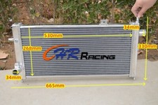 2ROW ALLOY RADIATOR FOR 88-93 OPEL VAUXHALL NOVA GTE GSI 2.0 16V TURBO;1.6I MT