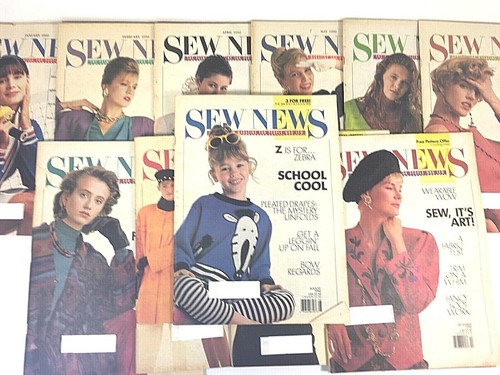 Lot vintage sew news - vintage, newspaper