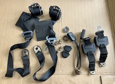 VW Golf Mk1 GTI Convertible Full set Seat Belts Front + Rear + Bolts