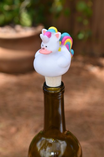 Unicorn rubber ducky wine - rubber,