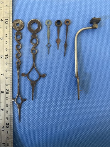 Vintage clock hands job - hands, 6