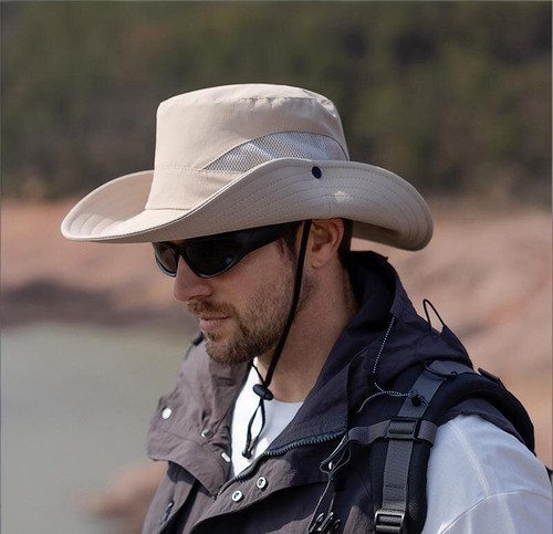 Men large brim fisherman sun - men's,