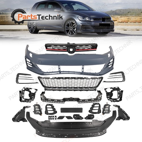 Front bumper cover kit - front, w/