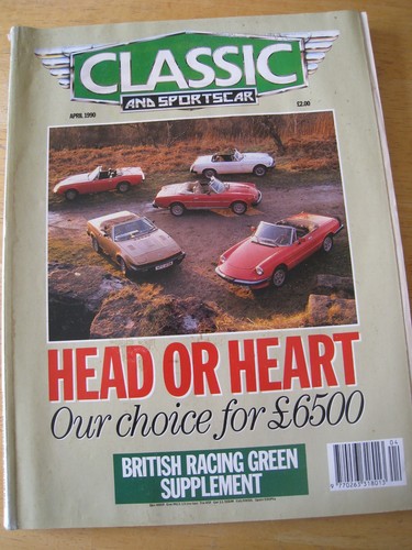 Classic sportscar apr 1990 - classic, &