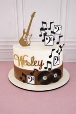 Music Theme Birthday Cake