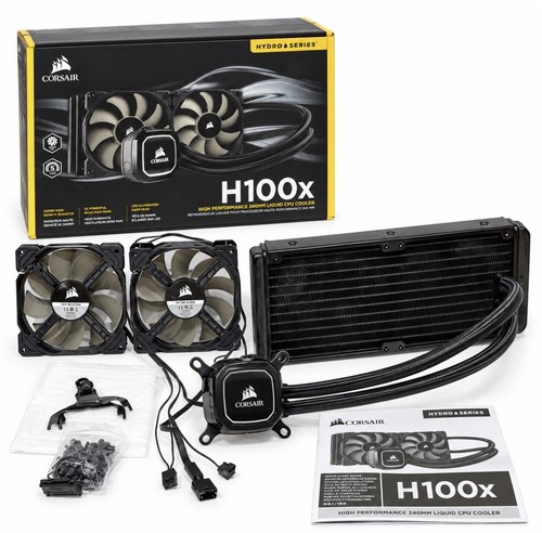 Corsair hydro h100x 240mm aio - h100x,