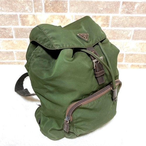 Prada khaki nylon - prada,