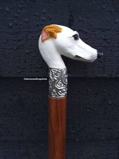 Small Personalised 'Greyhound/Lurcher/Whippet' Collectors Walking Stick.