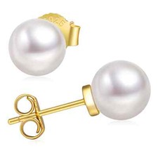 Freshwater Pearl Stud Earrings