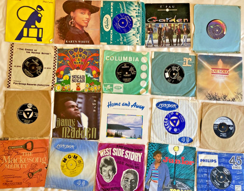 Records job lot x - lot-20, 7"