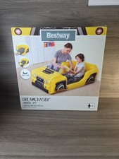 Bestway DreamChaser Kids' Airbed - Black/Yellow (67714) Car Only