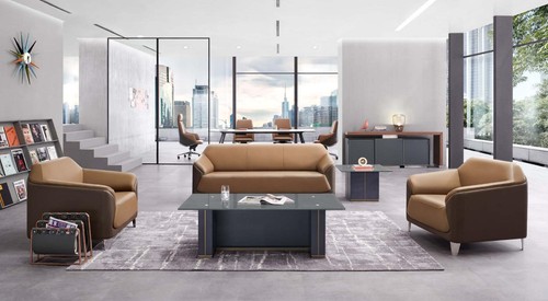 Faux leather armchair - faux,
