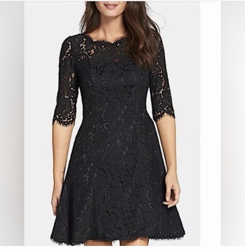 Eliza black lace fit - j,