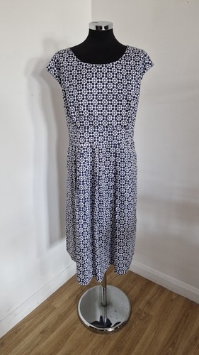 Joules navy white floral dress - joules,