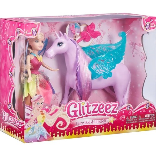 Glitzeez fairy doll unicorn - glitzeez, &