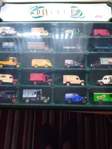 Lledo display case with20 - display,