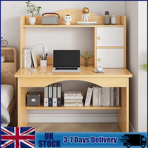 New wooden office desk with - desk,