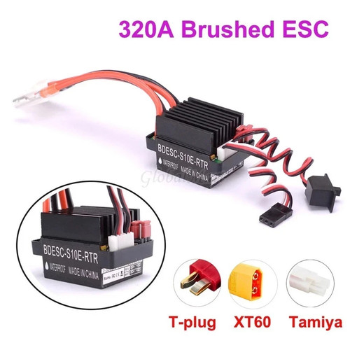 Waterproof brushed 320a esc - 320a,