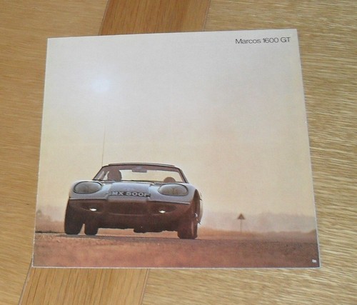 Marcos 1600gt brochure - 1600gt,