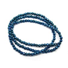 Synthetic Hematite Faceted