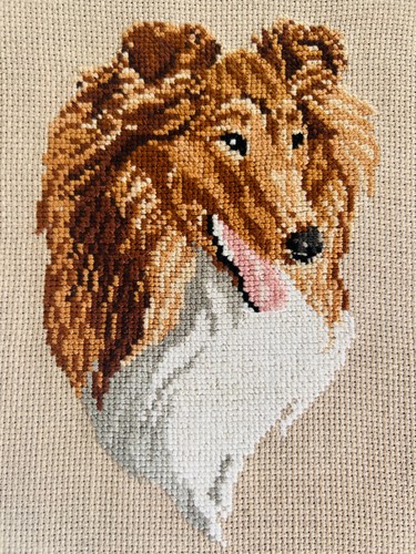 Vtg cross stitch needlepoint - stitch,