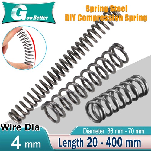 Compression spring steel 4mm - compression,