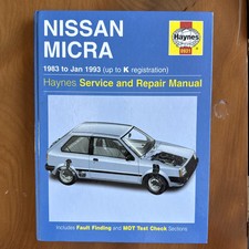 Haynes Nissan Micra 1983 to