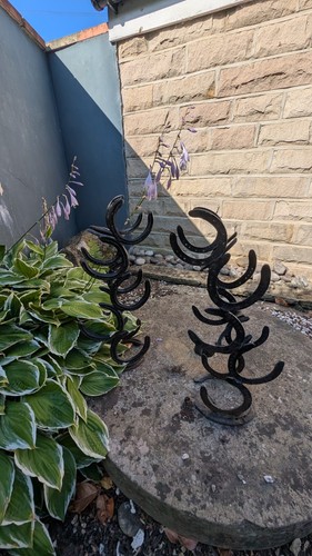 Garden ornament horse shoe - garden,