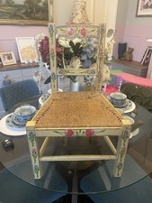 Vintage child chair rush - child’s,