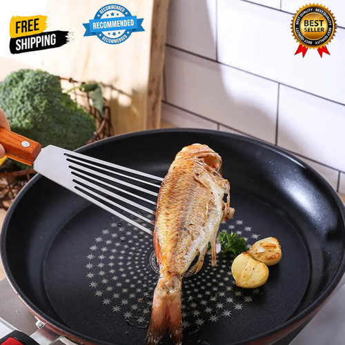 Stainless steel fish - steel, slice