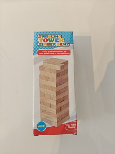 Wooden tumbling tower timber - tower,