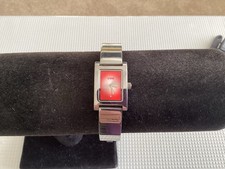 Storm Ladies Mirono Watch Red Ombré Dial Stainless Steel Bracelet & Extra Links