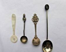 4  Mixed Vintage  Salt Mustard