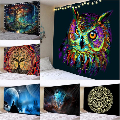 Large phoenix tapestry - tapestry, life