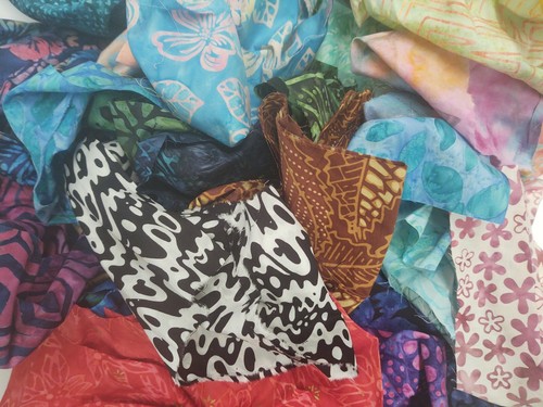 Lunn fabric scraps - lunn, ~4