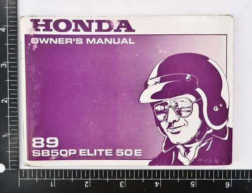 1989 honda sb50p elite 50e - honda,
