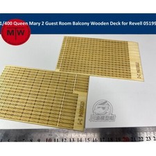 1/400 Scale Queen Mary 2 Guest Room Balcony Wooden Deck for Revell 05199 Model
