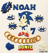 Edible Fondant Sonic The