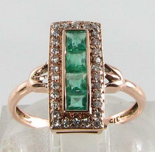 9ct rose gold colombian - 9k,