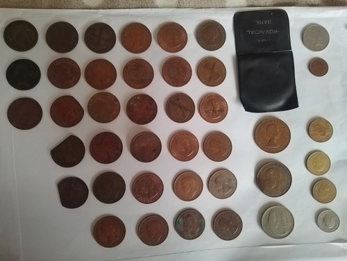 Old coins joblot individual - old,