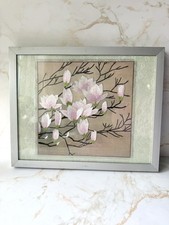 Vintage magnolia embroidery - vintage,