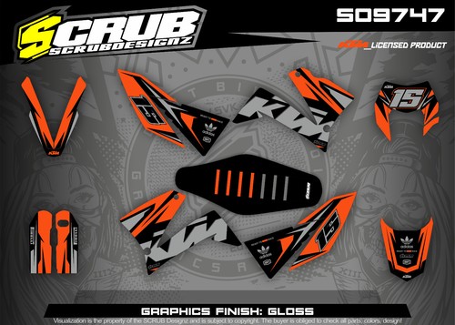 Graphics seat cover - seat, ktm