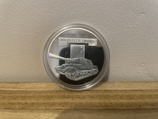 The Tank Museum "TIGER I" Tiger Series -  .999 silver Plated Coin