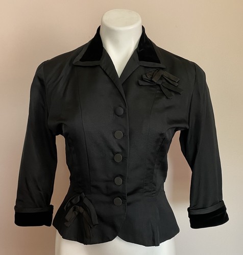 Vtg edwardian mourning ribbed - vtg,