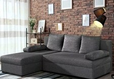 Universal L-Shaped Corner Sofa Bed with Storage