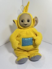 Vintage 1996 Teletubbies Laa Laa Soft Plush Hot Water Bottle Cover