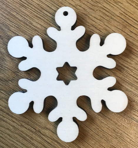 5cm snowflakes 6 - 8.5cm, x