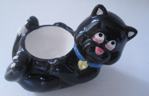 Novelty black cat - egg, from