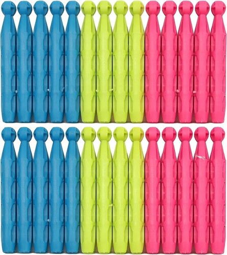 Plastic dolly pegs - 48,