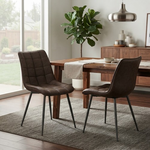 Durable faux leather dining - durable,